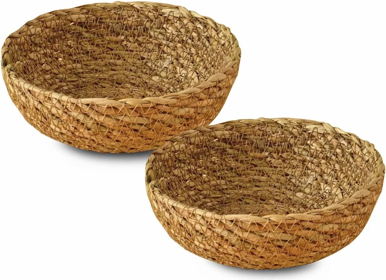 Set shporta prej jute, 2 copë, ngjyrë bezhë, Evila Originals, 241445