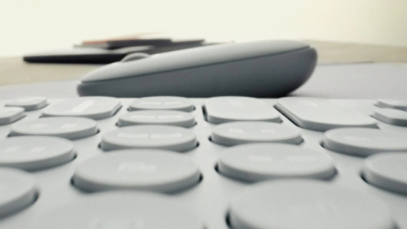 Tastierë Logitech Pebble Keys 2 K380s, wireless, mini, Bluetooth, Graphite