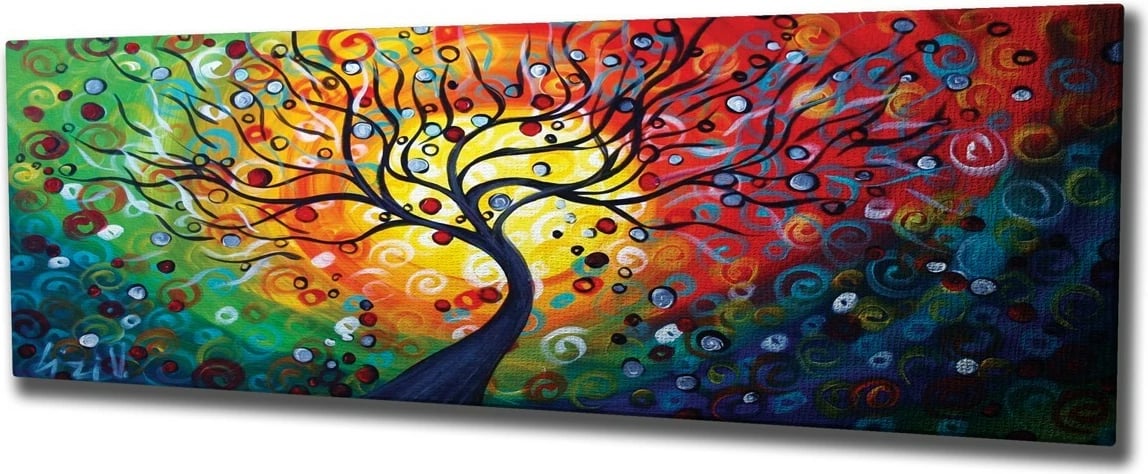 Pikturë dekorative në kanavacë, shumëngjyrëshe, Wallity KNV4421_3080, 30x80cm