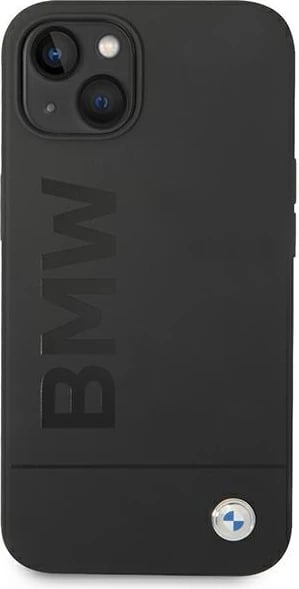 Mbështjellës BMW BMHMP14MSLBLBK për iPhone 14 Plus 6.7", silikon, MagSafe, zi