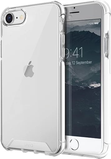 Mbështjellës UNIQ Combat për iPhone 7/8/SE 2020/SE 2022, tristrukturë anti-shok 3 m ShockSorb, skaje të ngritura, i bardhë