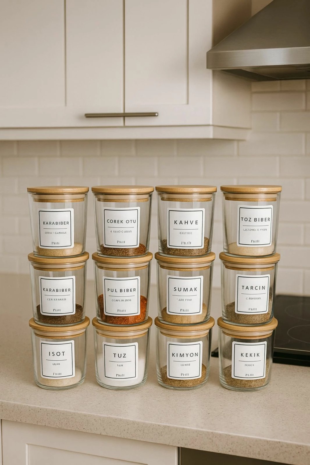 Set kavanozash për erëza (24 copë), Hermia Concept, F10000194