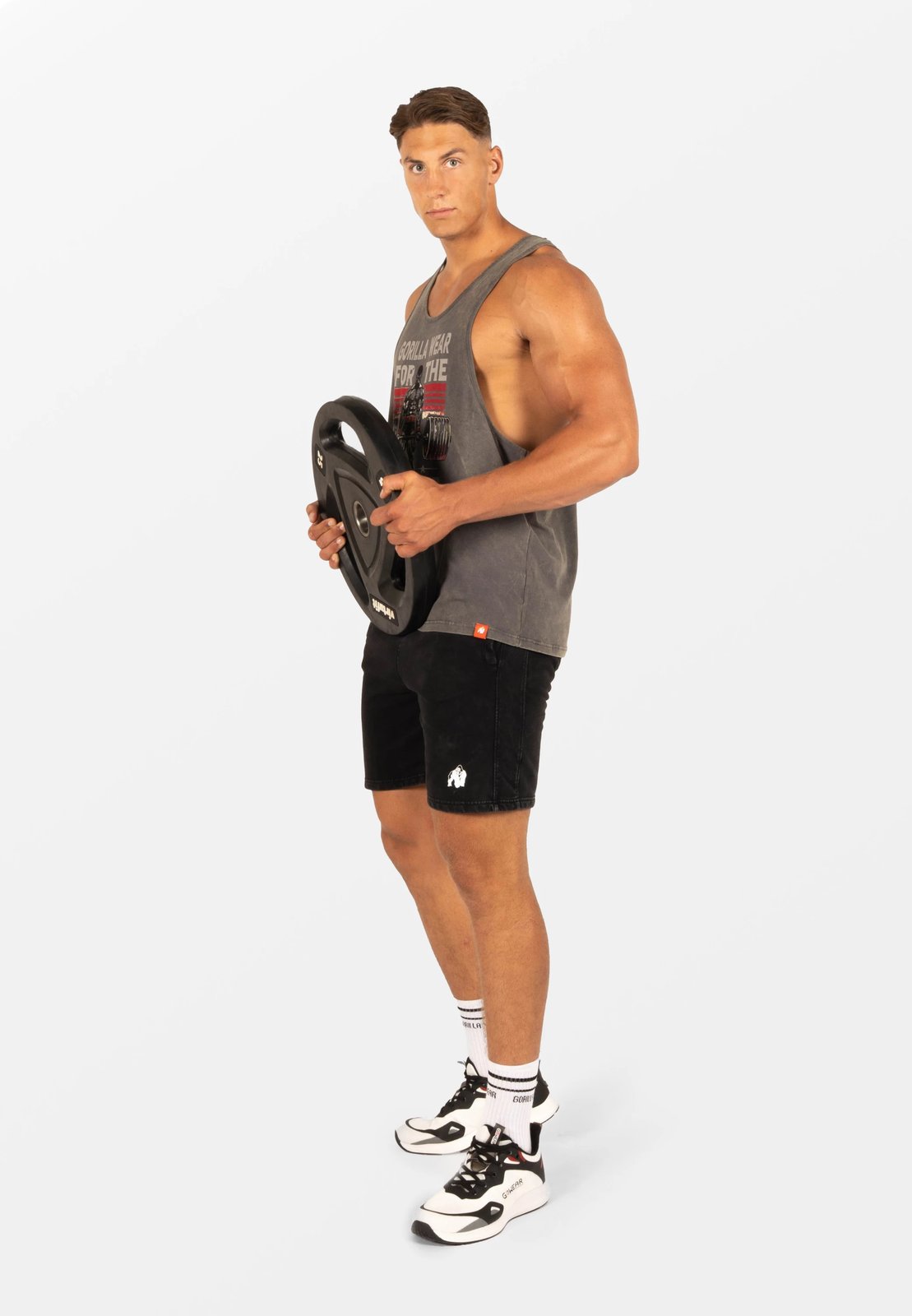 Maicë fitnesi për meshkuj Churchill - Washed Gray