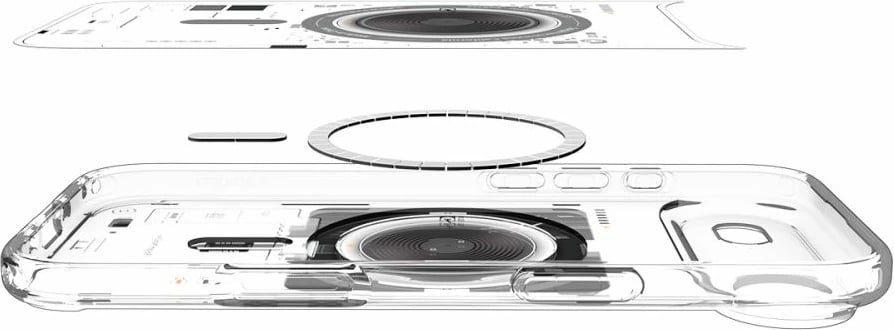 Mbështjellës Spigen Ultra Hybrid MagSafe për iPhone 17 Air Neo One, Transparent