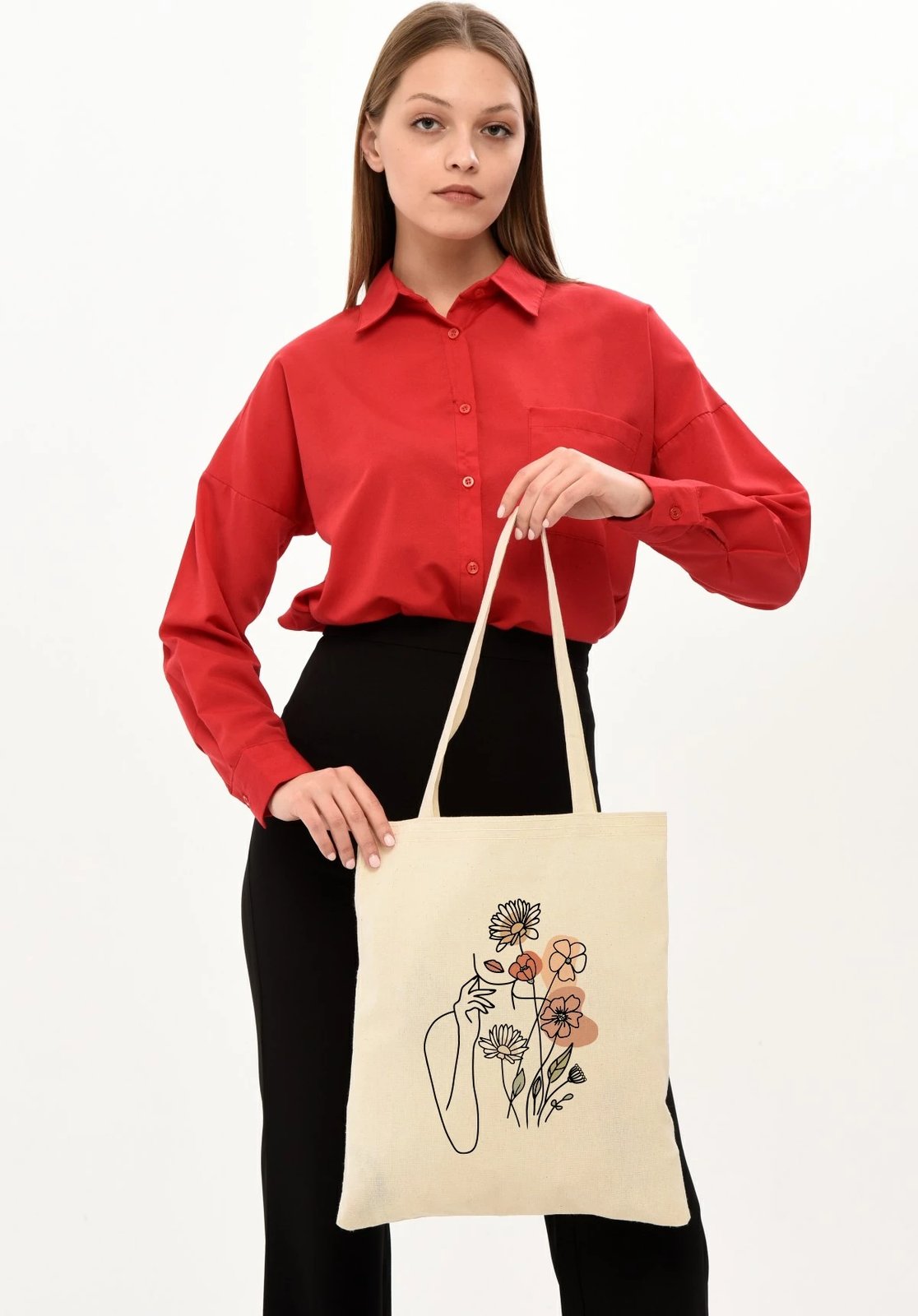 Çantë tote Zoozie Bags, krem, 0872