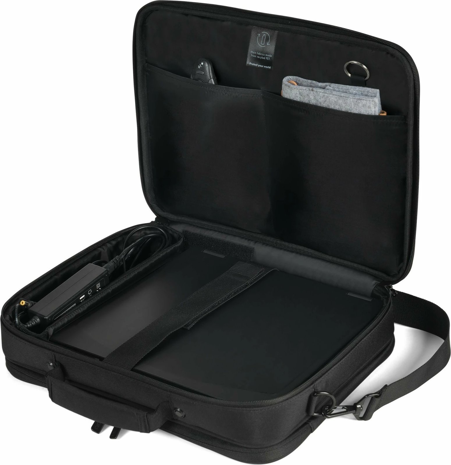 Çantë laptopi DICOTA ECO Briefcase D32029-RPET 14.1 inç e zezë