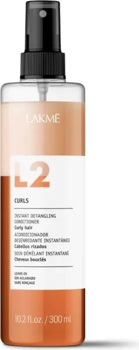 Kondicioner pa shpëlarje për femra Lakme L2 Curls Two-Phase, 300ml