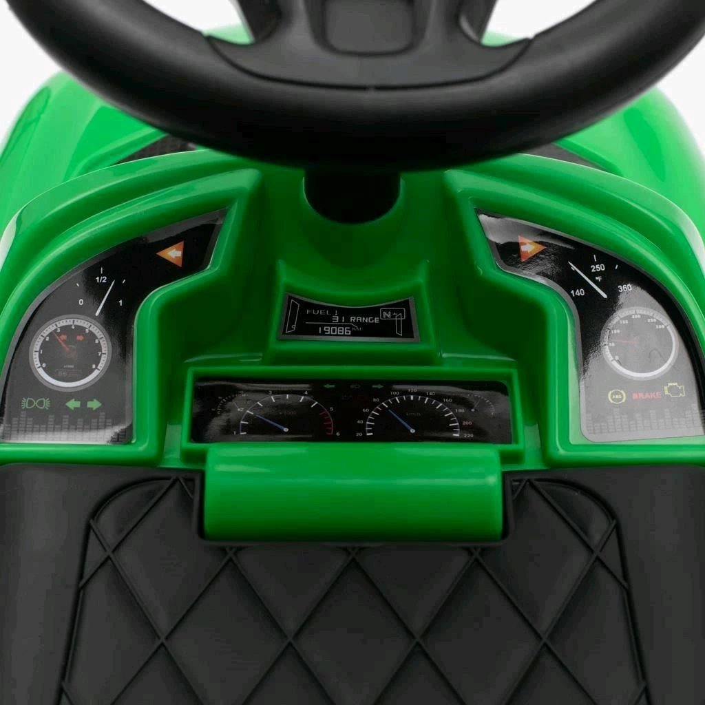 Makinë lodër me shtytje, Baby Mix RACER, me panel tingujsh dhe dorezë udhëzuese, e bardhë