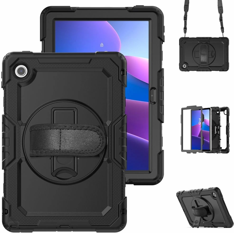 Mbështjellës Tech-Protect Solid për Lenovo Tab 10.1 TB-311, Zi
