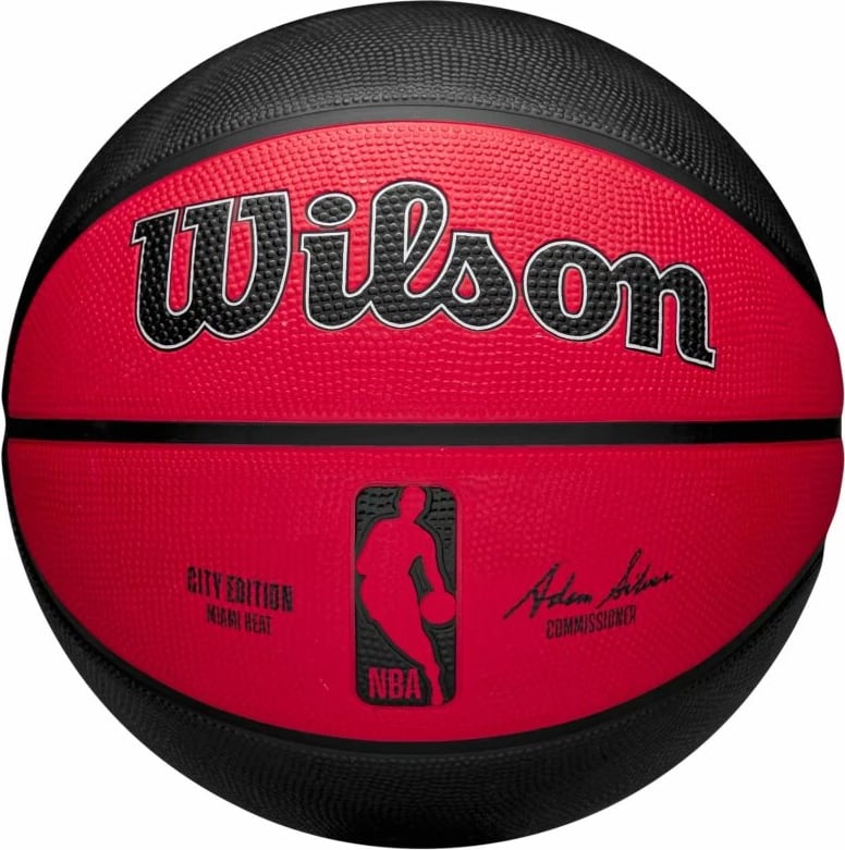 Top basketbolli Wilson, Miami Heat, i zi dhe i kuq