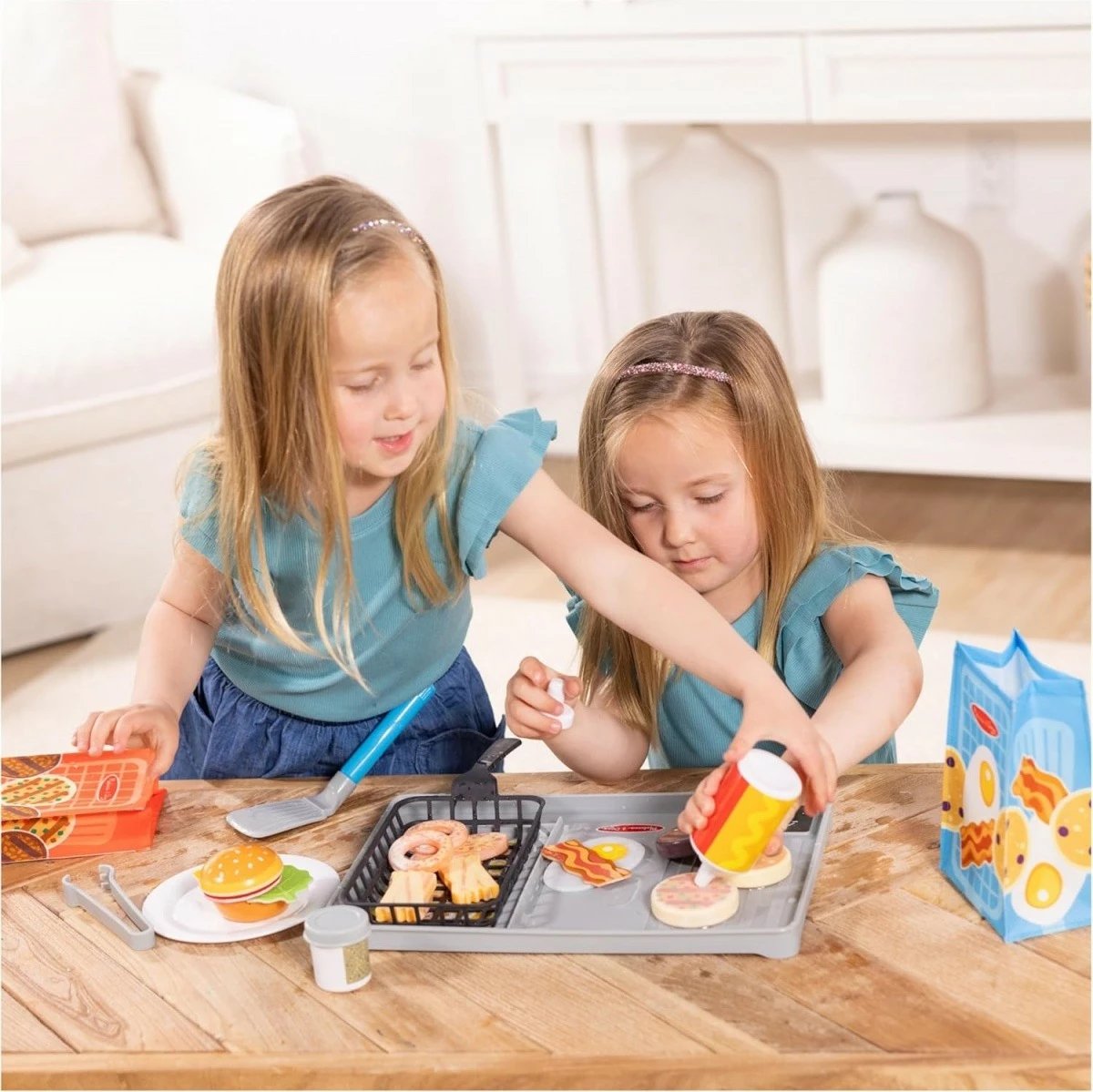 set loje grill me ngjyra me ujë Melissa & Doug Water WOW! Flip & Fry, MPN 6074893, 27 copë, multicolor