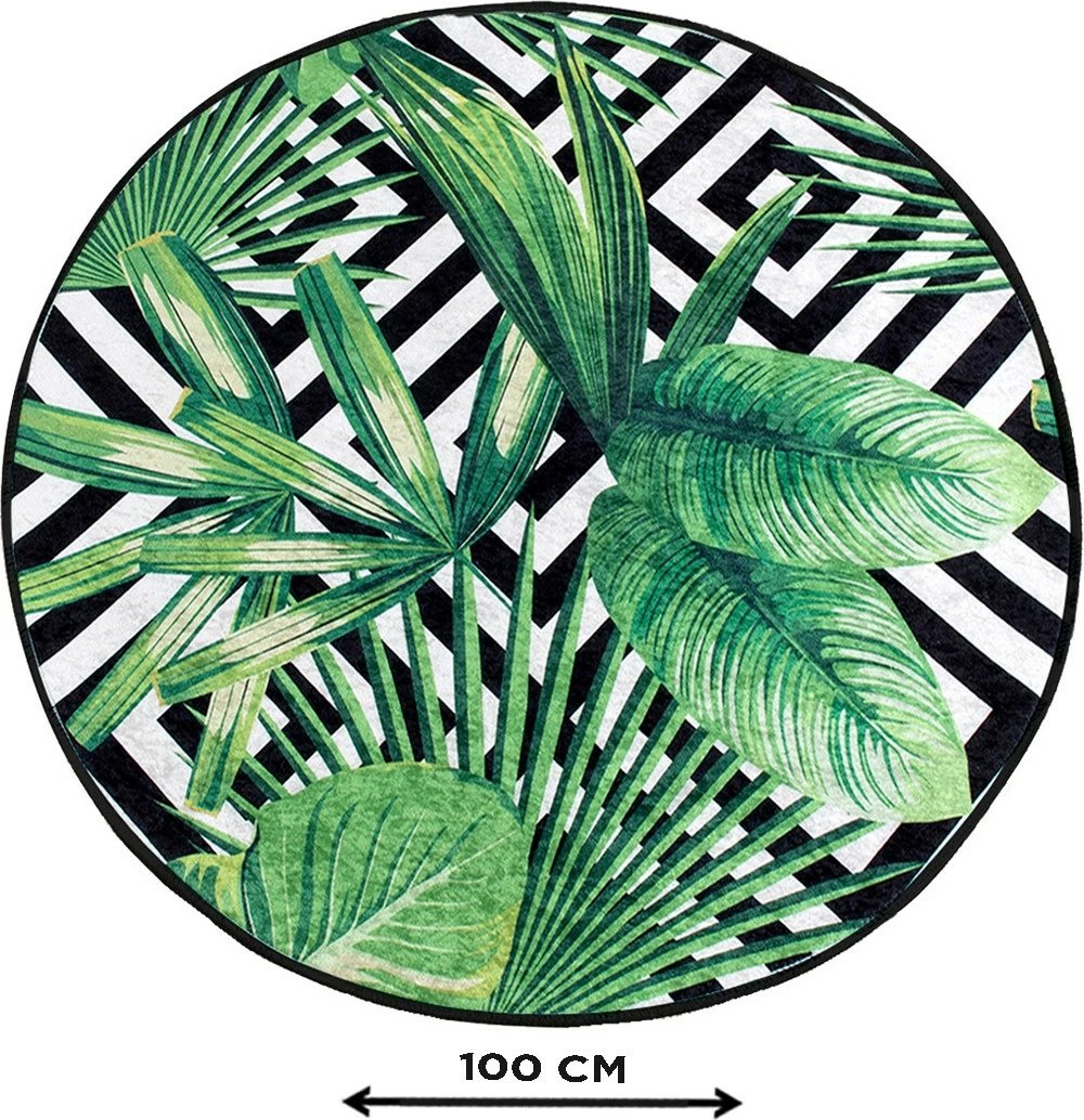 Tapet banje Mijölnir, Tropic Djt, shumëngjyrësh, 100 cm