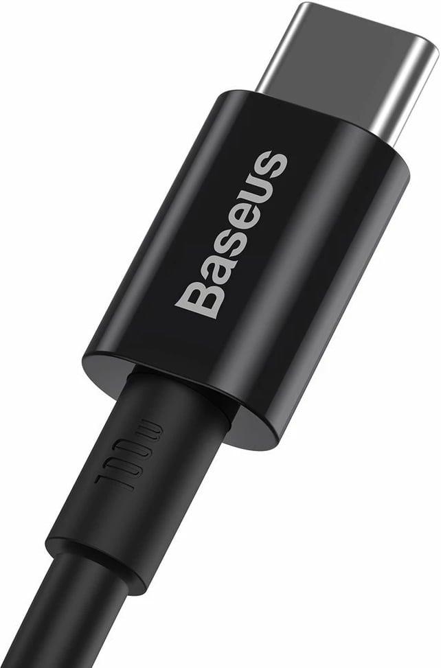 Kabllo USB-C në USB-C Baseus CATYS-C01, 2m, 100W, e zezë