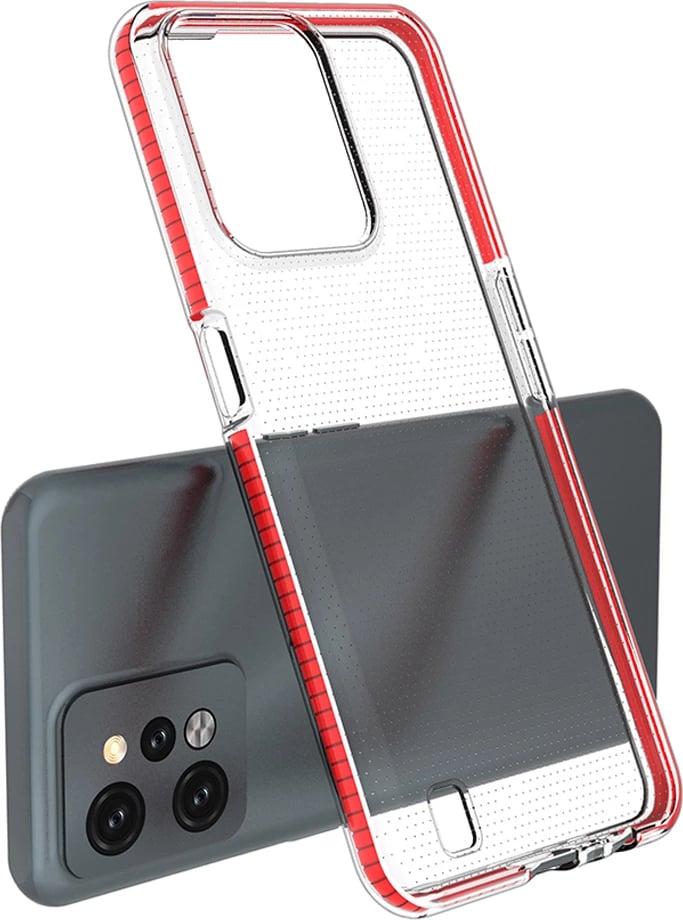 Mbështjellës Hurtel Spring Case për Realme C31, TPU, blu e çelët