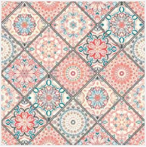 Peceta NEXT 20 copë, 33x33cm, mandala