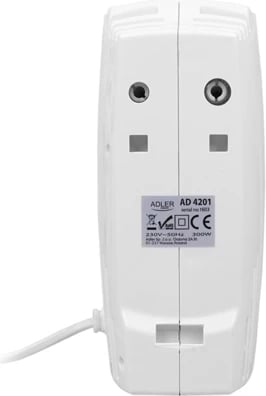 Mikser dore, Adler, AD 4201, 300W, 5 shpejtësi, funksion TURBO, i bardhë/gri