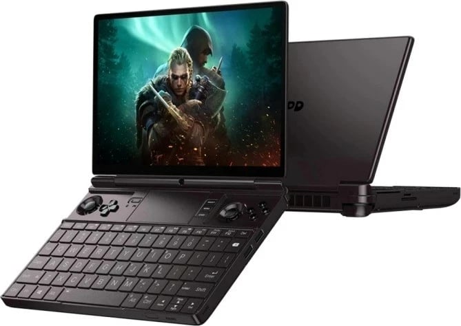 Mini laptop GPD WIN MAX 2, 64GB SSD, 4GB RAM, Windows 11, Touchscreen, Graphite