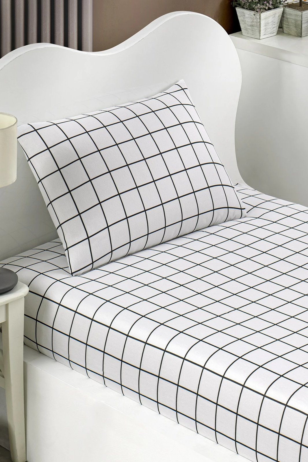 Set çarçafësh teke L'essentiel, Artus, ngjyrë e zezë