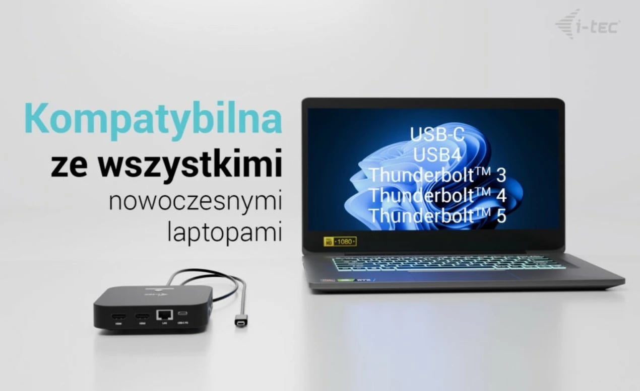 Docking station i-tec C31DUALHDMIDOCKPD, 2x HDMI, 6x USB, Power Delivery 100W, E zezë