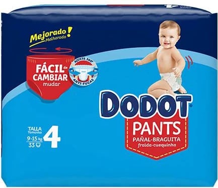 Pelenë pantallona Dodot Pants T-4, 34 copë