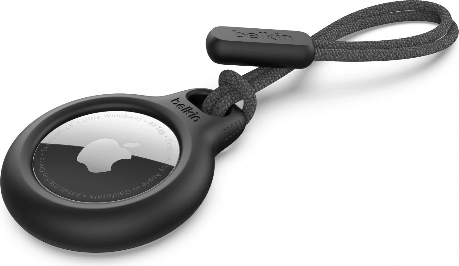 Mbrojtëse sigurie Belkin për Apple AirTag me varëse, e zezë