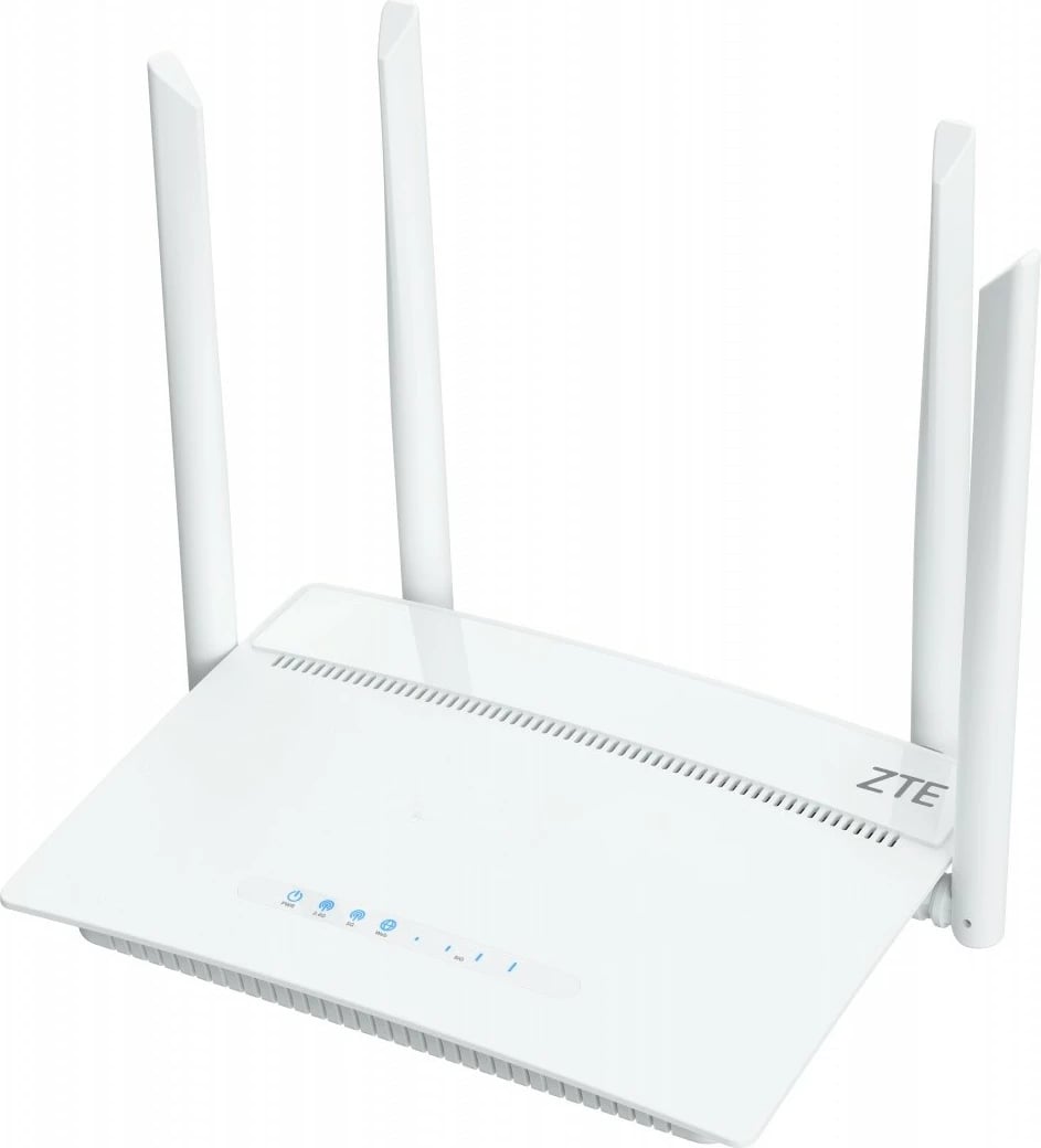 Router ZTE MF258 PRO me WiFi6, 4 antena, i bardhë, set ODU & IDU