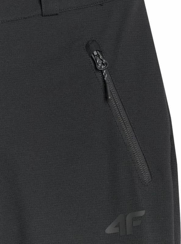 Pantallona softshell për femra 4F, të zeza