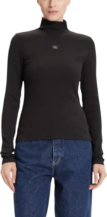 Xhemper femra Calvin Klein Jeans, e zezë