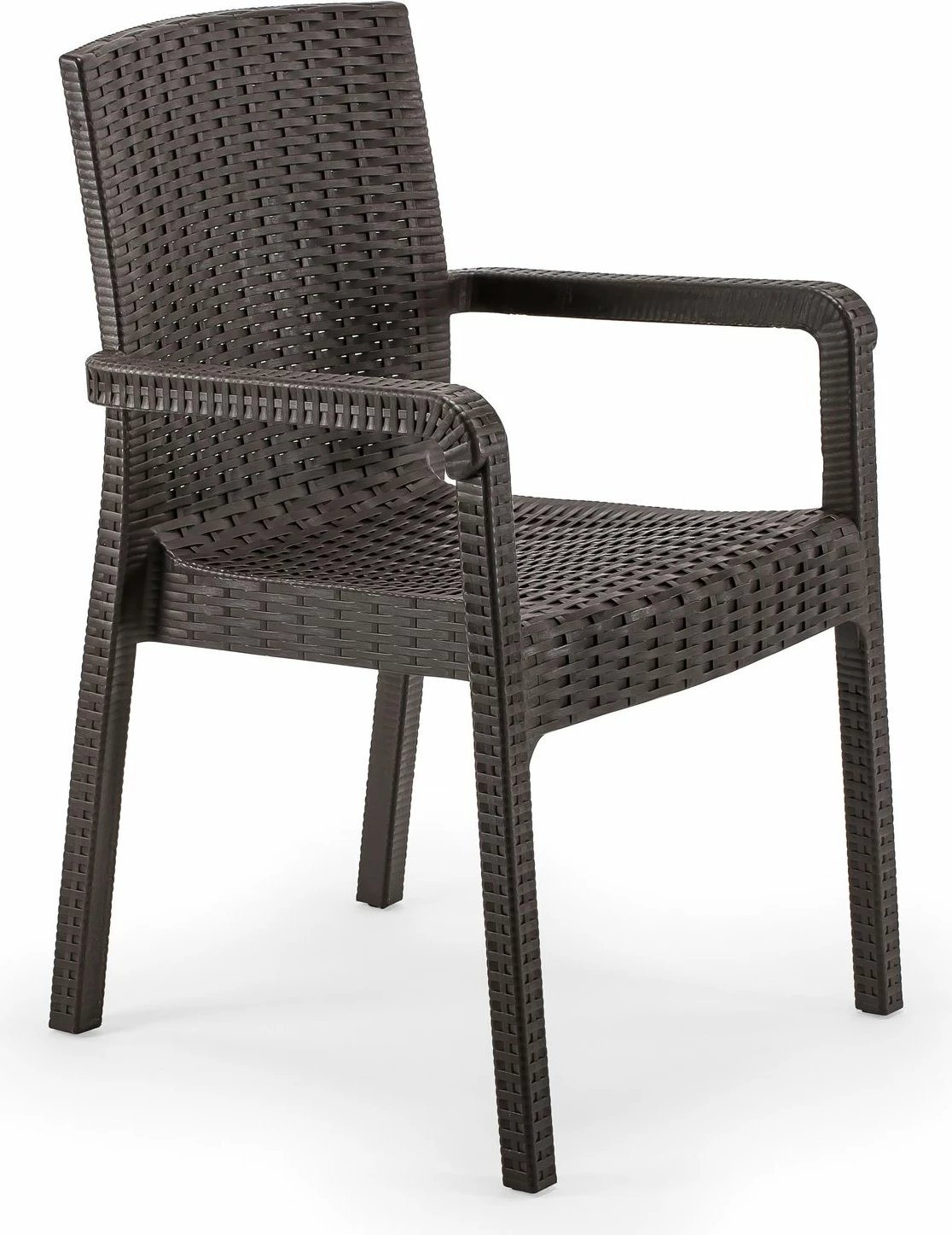 Karrige Skye Decor, ratan, ngjyrë kafe e errët