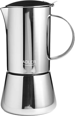 Kafeteri espresso Adler AD 4419 350 ml çelik inox argjend