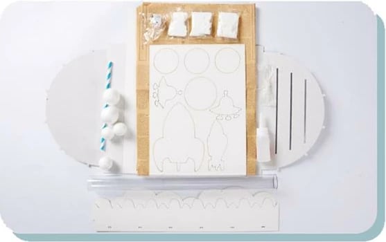 Set për Krijim Peizazhi 3D NEXT, 26x13xH35cm, 4 Dizajne