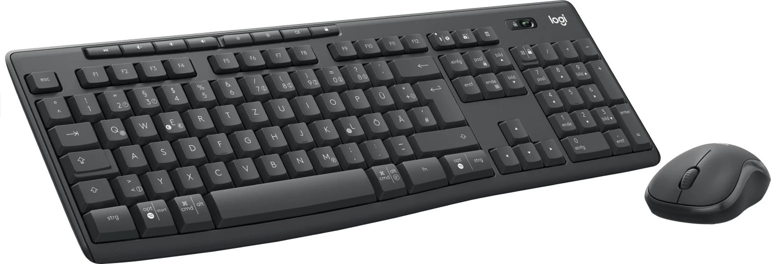 Set tastierë dhe maus Logitech MK370 Combo for Business, pa tela, Graphite