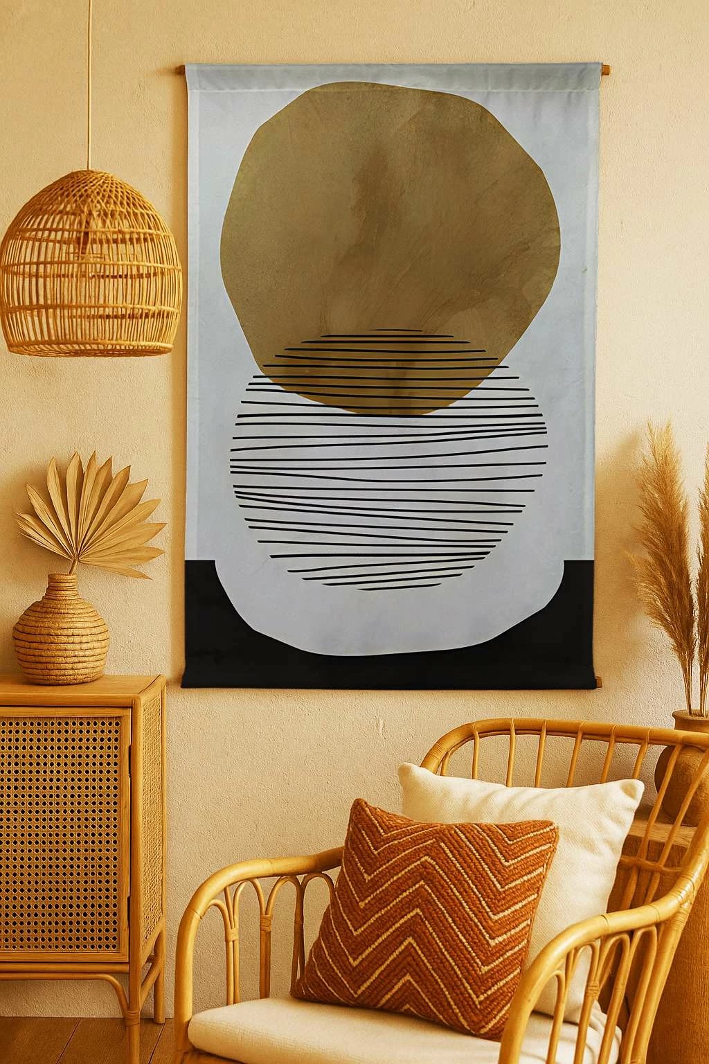 Pikturë dekorative poliestër Wallity, Polybaby 27, shumëngjyrëshe, 100x140cm