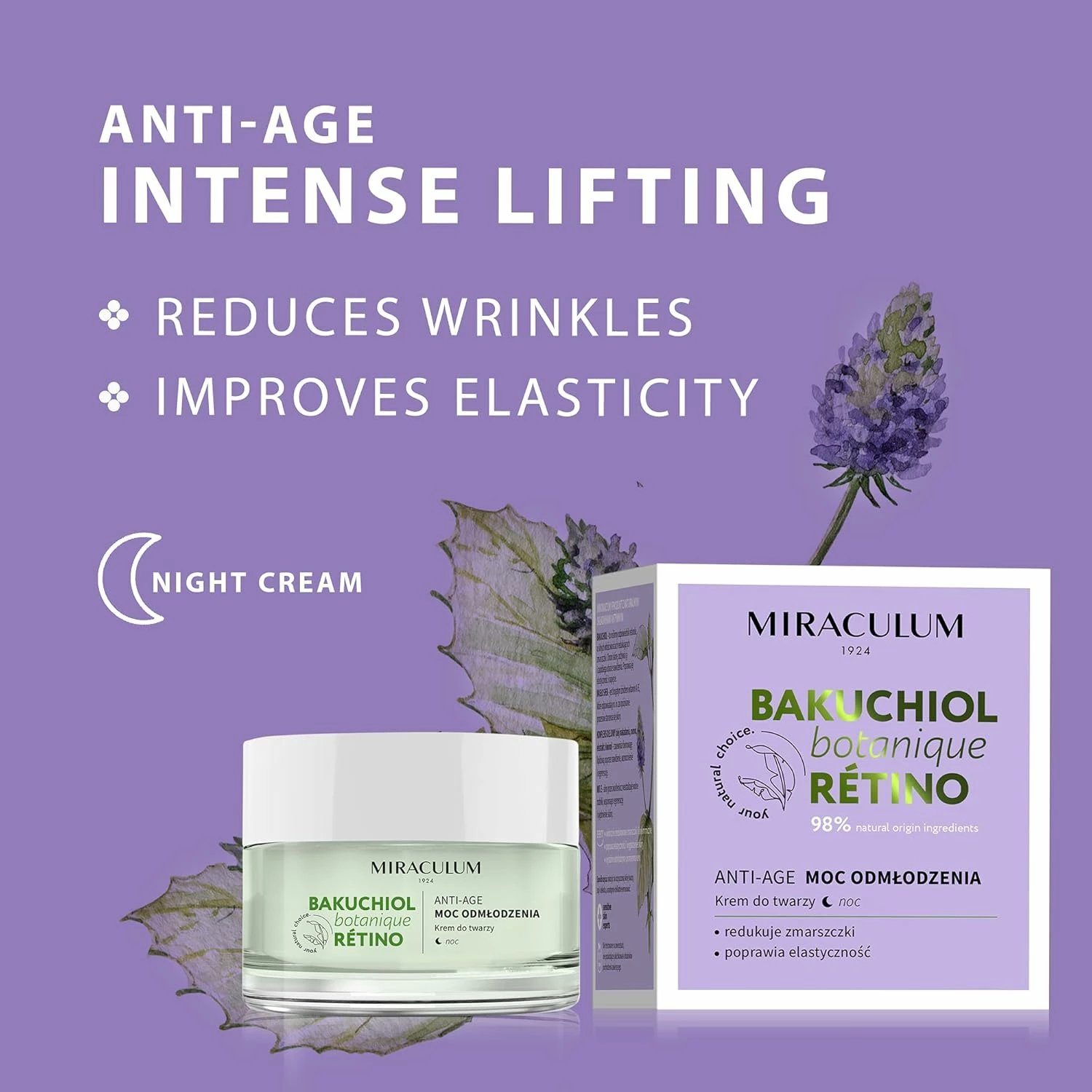 Krem nate Miraculum Bakuchiol Rejuvenating 50 ml