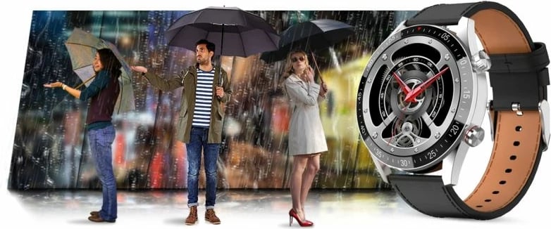 Smartwatch për meshkuj Gravity, e zezë