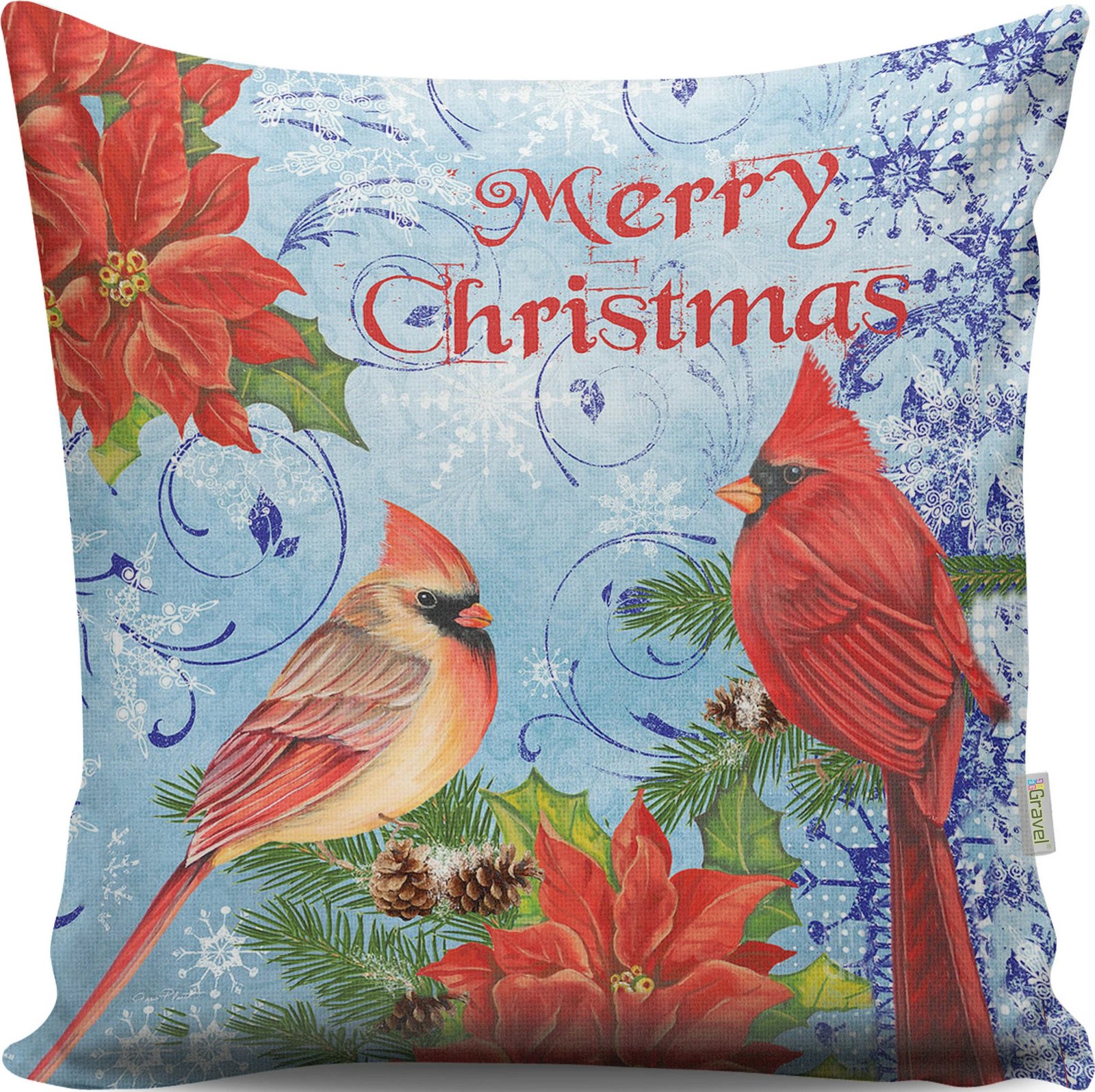 Jastëk dekorativ, shumëngjyrësh, Evila Originals, A13050, 43x43cm