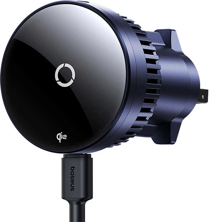 Mbajtës celulari Baseus MagPro CW04 me karikues wireless 15W, i zi