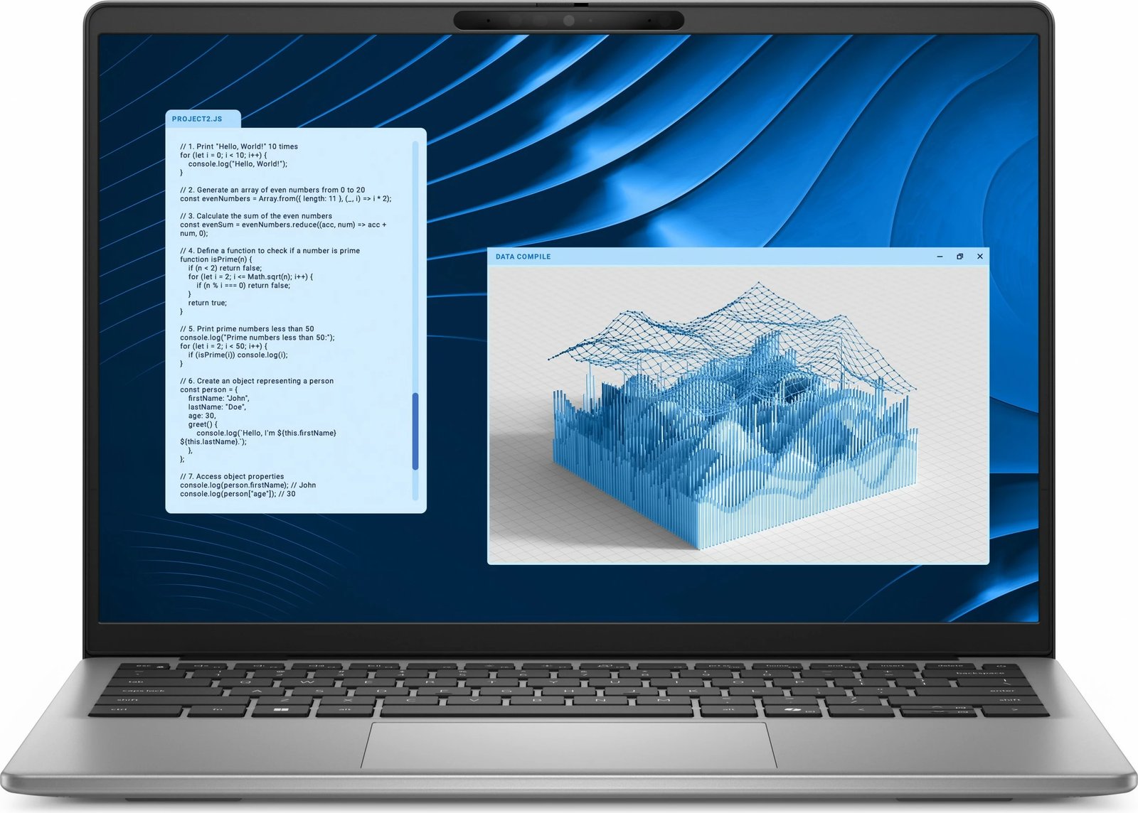 Kompjuter DELL Latitude 5455, Snapdragon, 16GB RAM, 512GB SSD, 14 inç, argjendtë