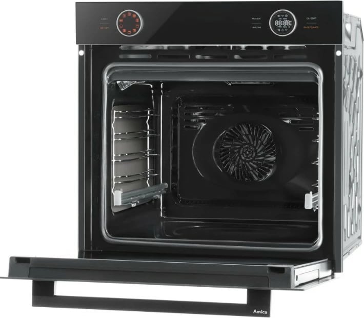 Furrë Amica ED6769BA+ S-TYPE, 72L, katalizë/avull, AirFry, e zezë Furrë Amica ED6769BA+ S-TYPE, 72L, katalizë/avull, AirFry, e zezë