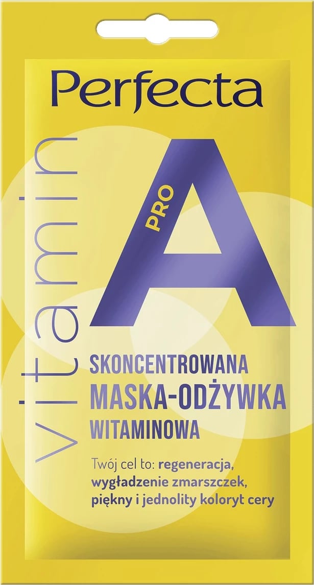 Maskë për fytyrë për femra Perfecta Beauty Vitamin proA, 8ml
