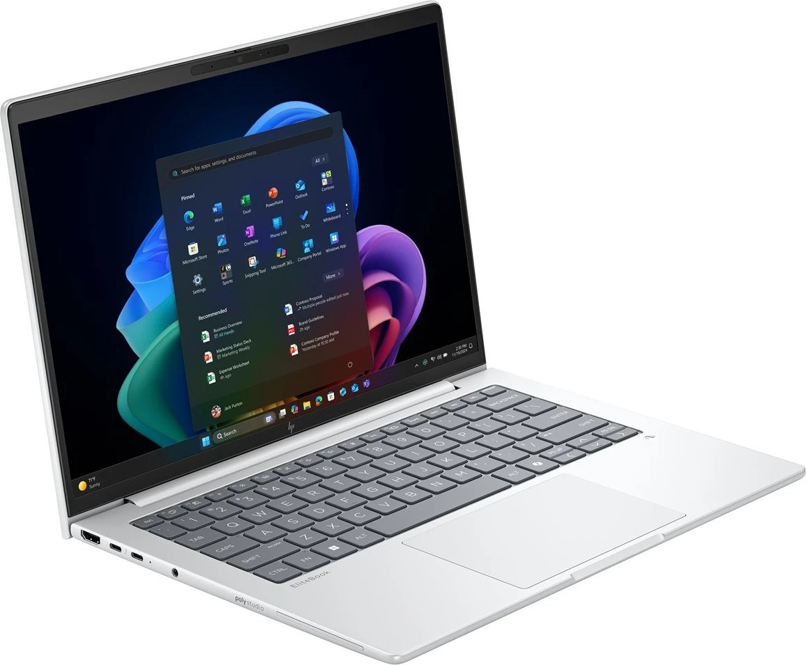 Laptop HP EliteBook 8 G1a, Ryzen AI 5 PRO 340, 14" WUXGA, 24GB RAM, 512GB SSD, Pike Silver