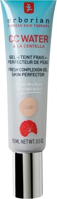 Gel për fytyrë Erborian CC Water à la Centella Clair unisex 15ml