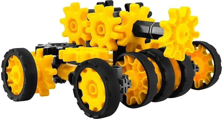 Set blloqe ndërtimi Korbo Machine 61 pjesë, plastikë, shumëngjyrëshe