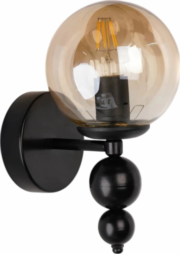 Llambë muri Opviq, 9053-1A, ngjyrë mjaltë dhe e zezë Llambë muri Opviq, 9053-1A, ngjyrë mjaltë dhe e zezë