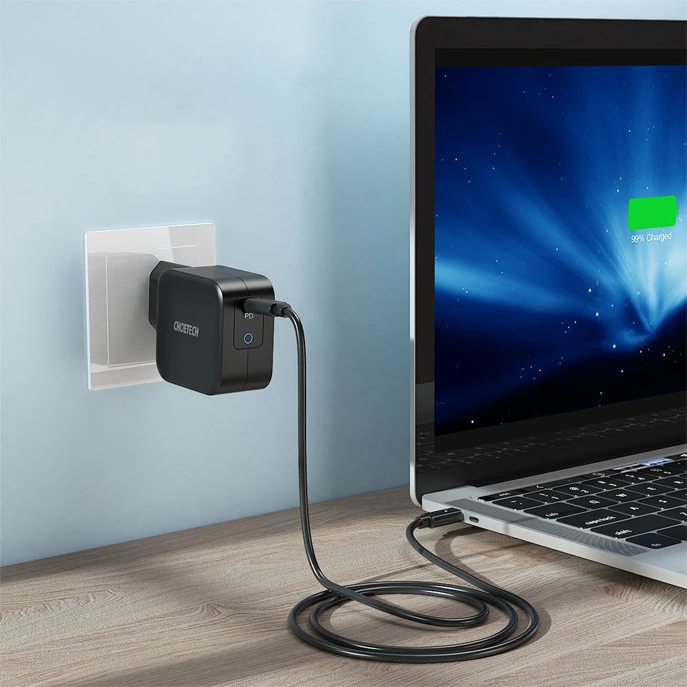 Karikues muri Choetech Q6006, USB Type-C, 61W, GaN, i zi