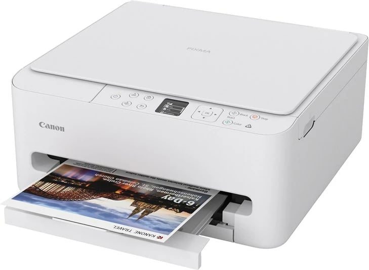 Printer multifunksional Canon PIXMA TS6550i, Inkjet, A4, Wi-Fi, Bardhë