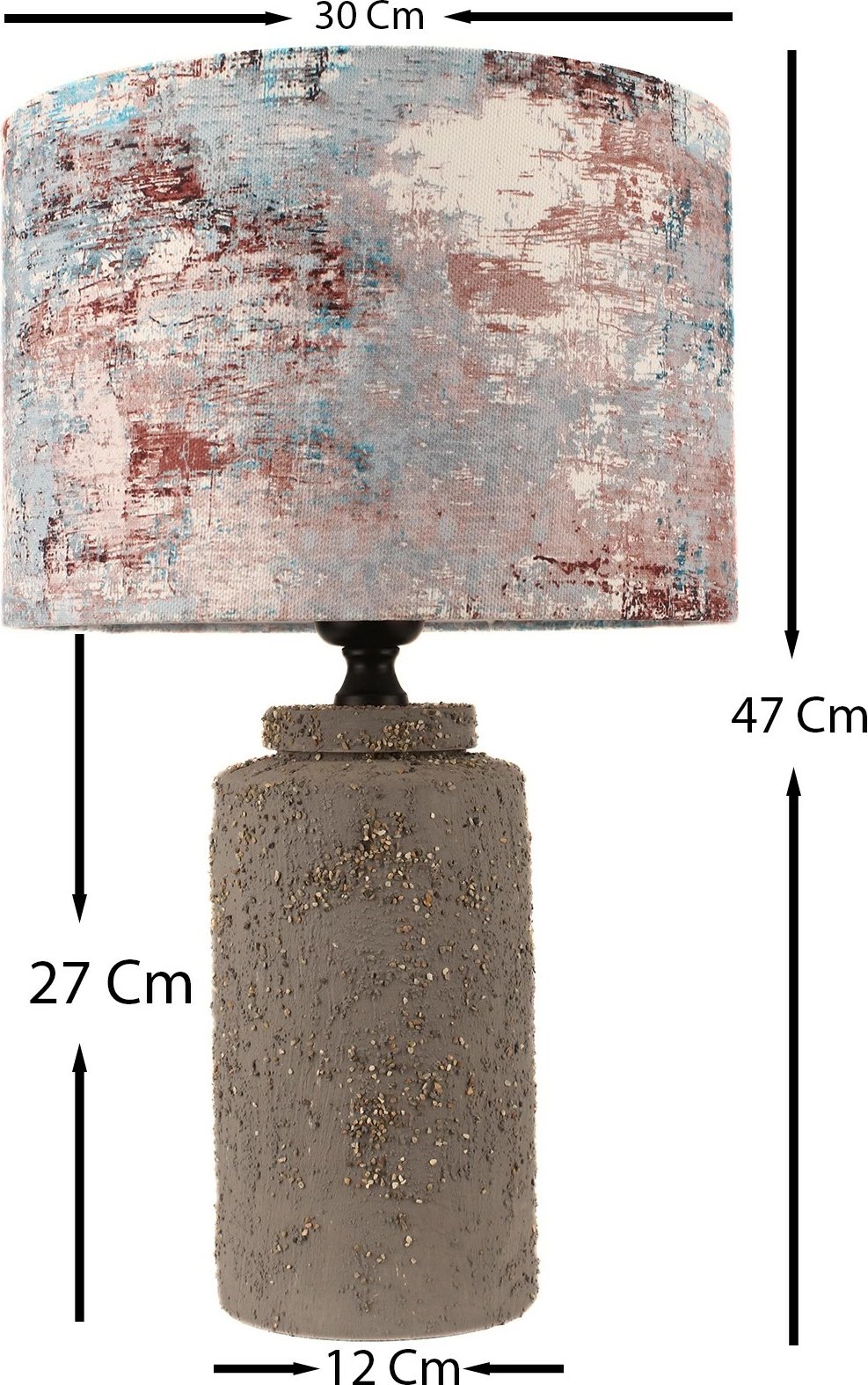 Llambë tavoline Opviq, gri, BK015