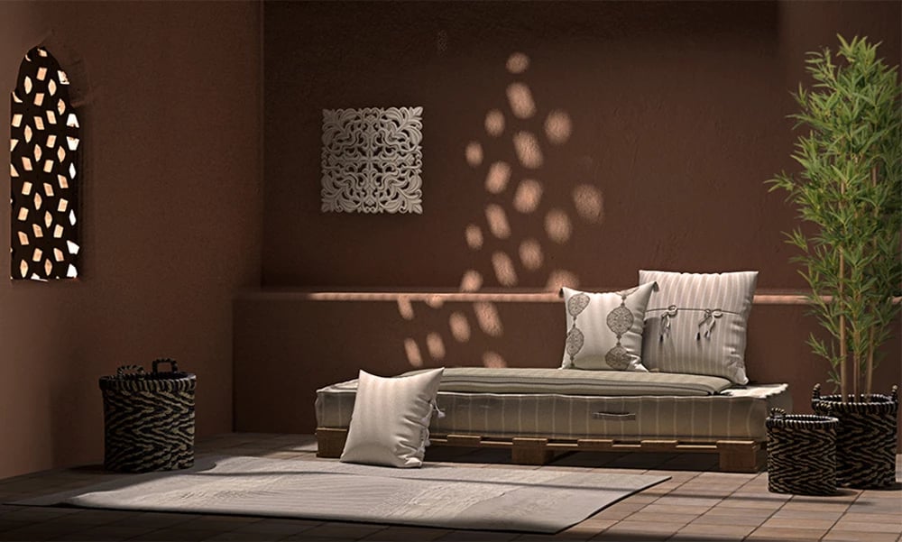 Jastëk i butë për dysheme, bezhë-gri e errët, 160x80x10cm