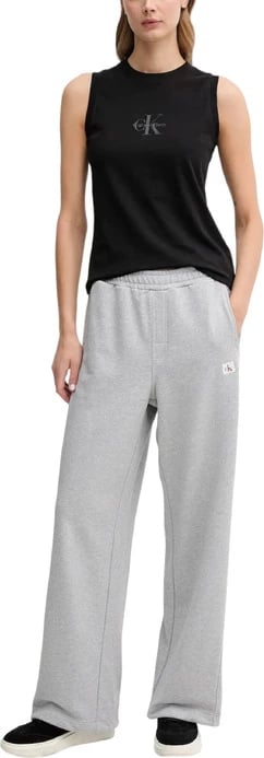 Pantallona Calvin Klein Jeans femra, gri
