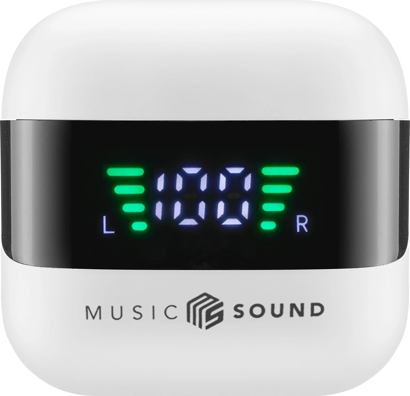 Kufje wireless Cellular Line Music Sound, Bluetooth 5.3, 30h playback, me ekran, të bardha Kufje wireless Cellular Line Music Sound, Bluetooth 5.3, 30h playback, me ekran, të bardha